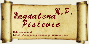 Magdalena Pislević vizit kartica